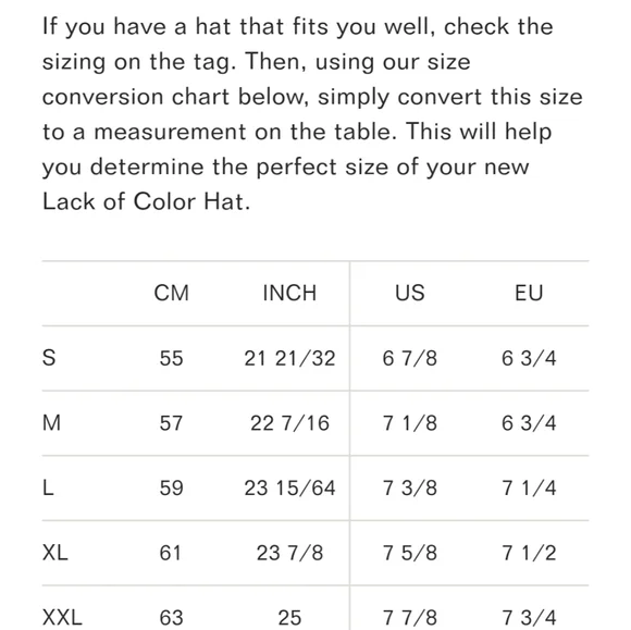 LACK OF COLOR THE ROCKY IVORY 59CM (L) - Picture 14 of 14